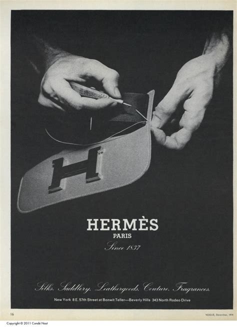 vintage hermes magazine ad|Hermes ads 1970s.